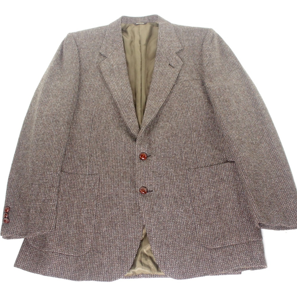 Moda Tallia Craeazoni Wool Tweed Herringbone Suit